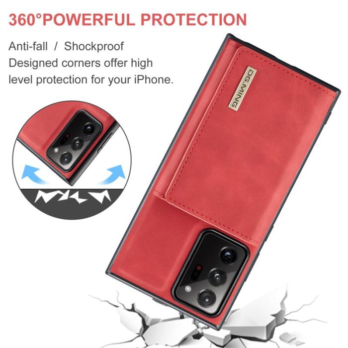 DG.MING - DG.MING M1 Skal med Ställfunktion för Samsung Galaxy Note20 Ultra - Röd