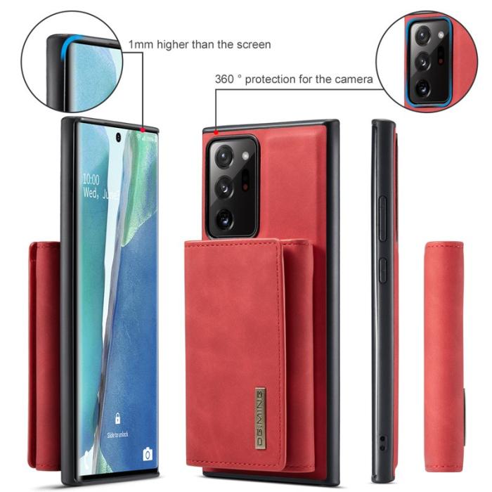 DG.MING - DG.MING M1 Skal med Ställfunktion för Samsung Galaxy Note20 Ultra - Röd