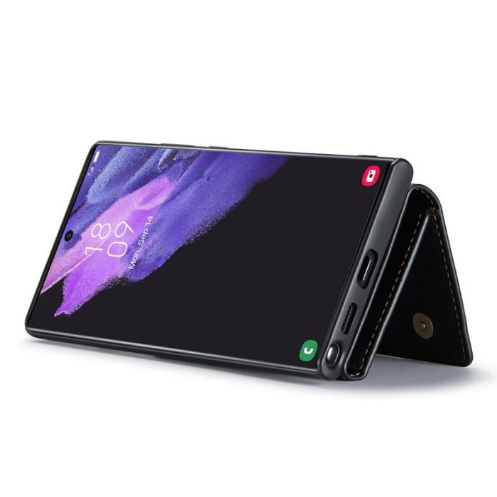 DG.MING - DG.MING M1 Wallet Fodral för Samsung Galaxy S23 Ultra - Svart