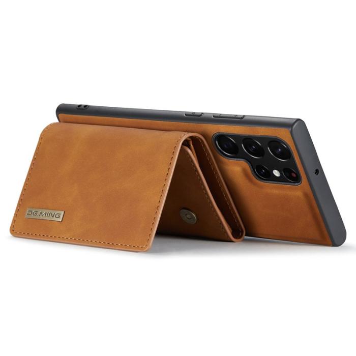 DG.MING - DG.MING M1 Wallet Skal för Samsung Galaxy S22 Ultra 5G - Brun