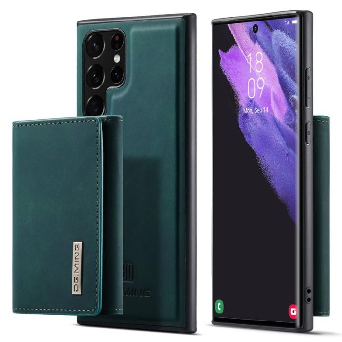 DG.MING - DG.MING M1 Wallet Skal för Samsung Galaxy S22 Ultra 5G - Grön