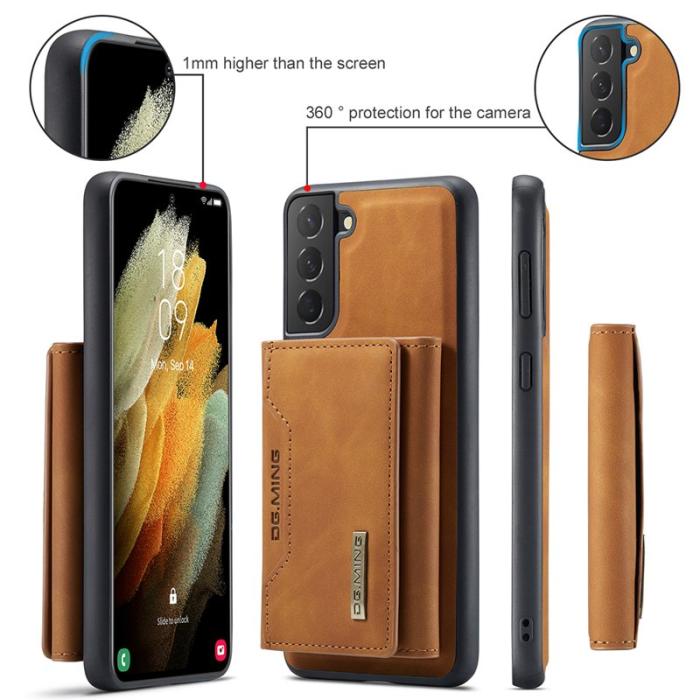 DG.MING - DG.MING M2 Series 2 i 1 Magnetiskt Fodral Samsung Galaxy S21 - Brun