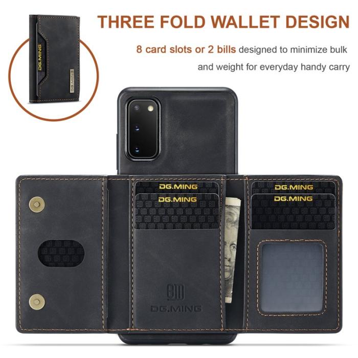 DG.MING - DG.MING M2 Series 2-in-1 Fodral för Samsung Galaxy S20 - Svart
