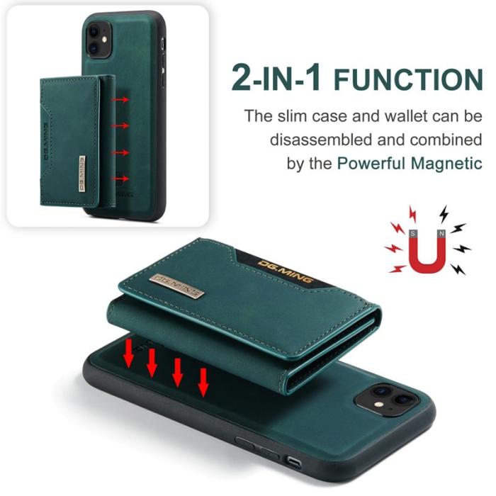 DG.MING - DG.MING M2 Series 2-in-1 Fodral iPhone 11 6.1 tum - Grön