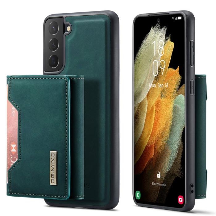 DG.MING - DG.MING M2 Series 2 in 1 Magnetiskt Fodral Samsung Galaxy S21 Grön
