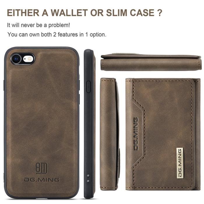 DG.MING - DG.MING M2 Series Fodral för iPhone 7/8/SE 2020/2022 - Kaffe