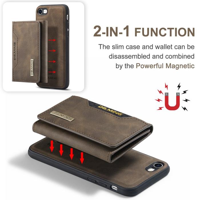 DG.MING - DG.MING M2 Series Fodral för iPhone 7/8/SE 2020/2022 - Kaffe