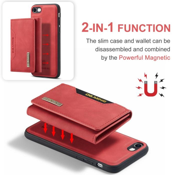 DG.MING - DG.MING M2 Series Fodral för iPhone 7/8/SE 2020/2022 - Röd