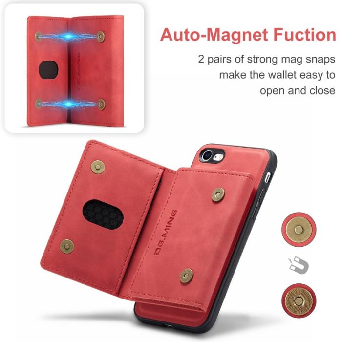 DG.MING - DG.MING M2 Series Fodral för iPhone 7/8/SE 2020/2022 - Röd