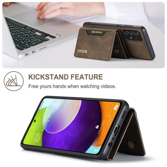 DG.MING - DG.MING M2 Series Fodral för Samsung Galaxy A52s 5G - Kaffe