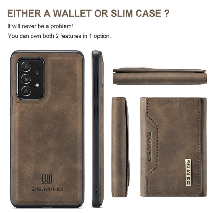 DG.MING - DG.MING M2 Series Fodral för Samsung Galaxy A52s 5G - Kaffe