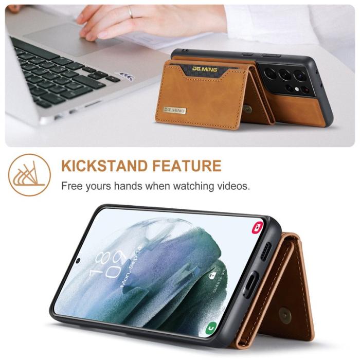 DG.MING - DG.MING M2 Series Fodral för Samsung Galaxy S21 Ultra 5G - Brun