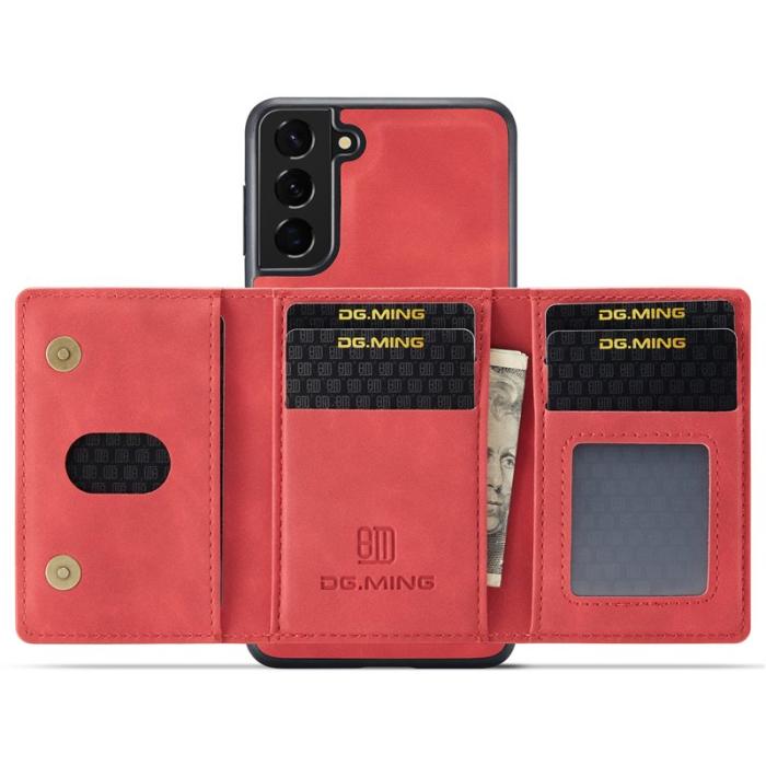 DG.MING - DG.MING M2 Series Fodral för Samsung Galaxy S22+ 5G - Röd