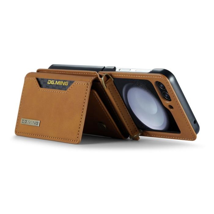 DG.MING - DG.MING M2 Series Fodral för Samsung Galaxy Z Flip7 FE 5G - Brun