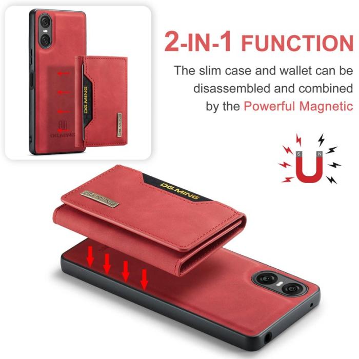 DG.MING - DG.MING M2 Series Fodral för Sony Xperia 10 VI - Röd