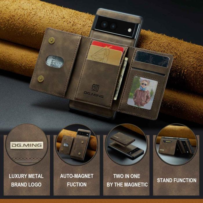DG.MING - DG.MING M2 Series Google Pixel 7 5G Fodral Kaffe