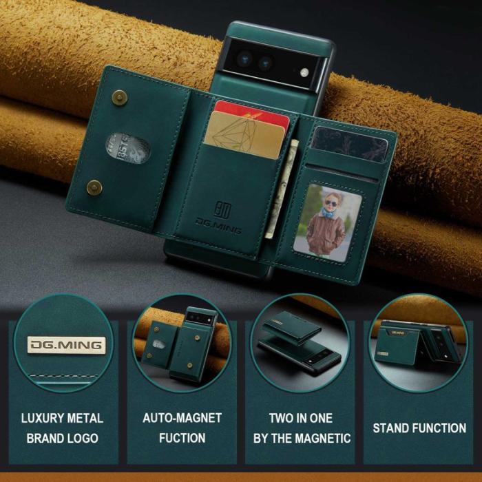 DG.MING - DG.MING M2 Series Google Pixel 7 5G Skal med Fodral - Grön