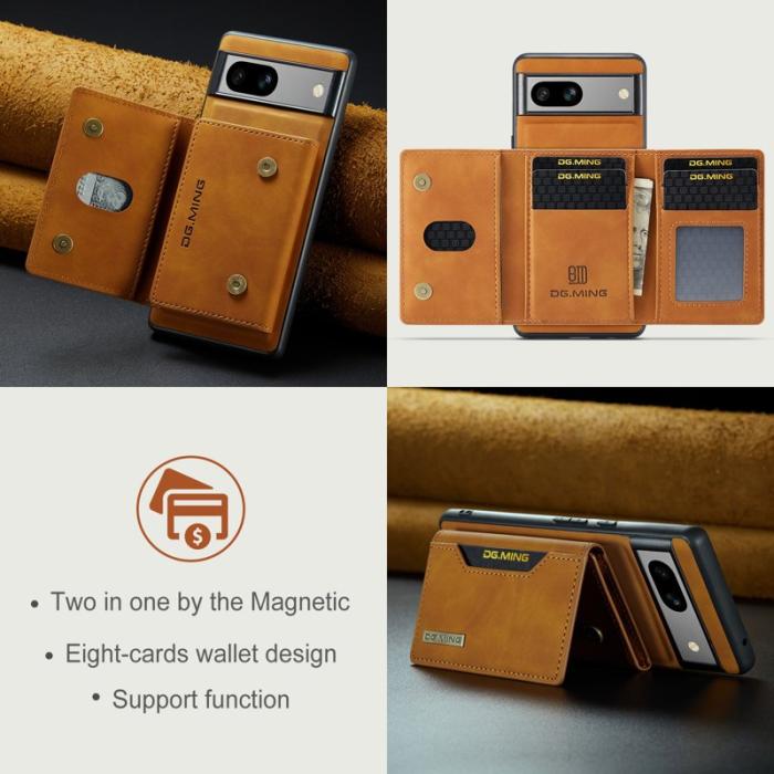 DG.MING - DG.MING M2 Series Google Pixel 7a Fodral med Ställ - Brun