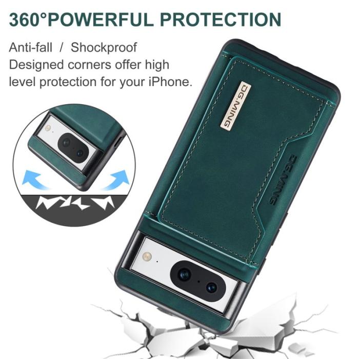 DG.MING - DG.MING M2 Series Google Pixel 8 Fodral Läder Grön