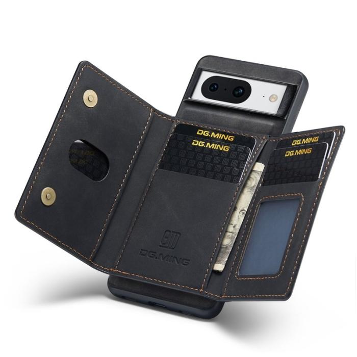 DG.MING - DG.MING M2 Series Google Pixel 8 Fodral Läder Svart