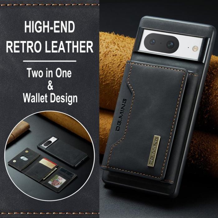 DG.MING - DG.MING M2 Series Google Pixel 8 Fodral Läder Svart