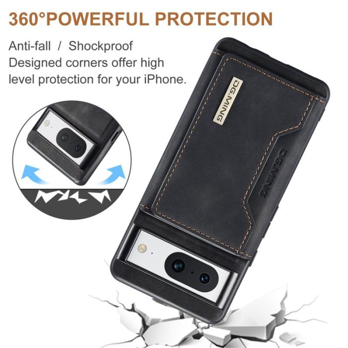 DG.MING - DG.MING M2 Series Google Pixel 8 Fodral Läder Svart