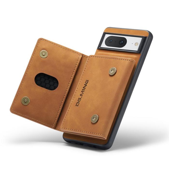 DG.MING - DG.MING M2 Series Google Pixel 8 Fodral Magnetisk Läder Brun