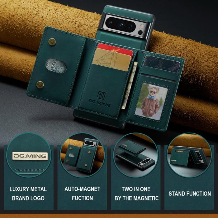 DG.MING - DG.MING M2 Series Google Pixel 8 Pro Fodral Läder Grön