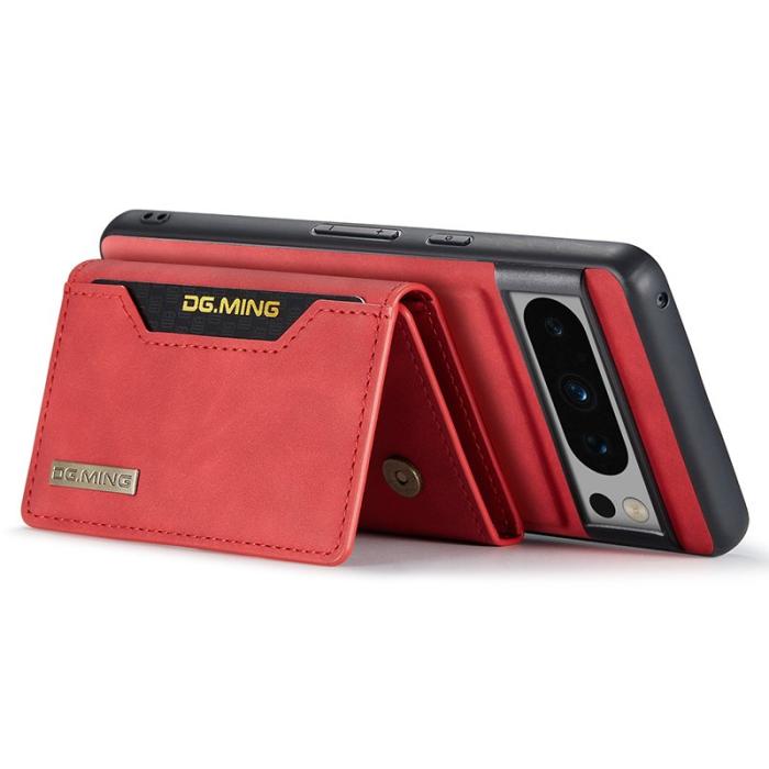 DG.MING - DG.MING M2 Series Google Pixel 8 Pro Fodral Läder Röd