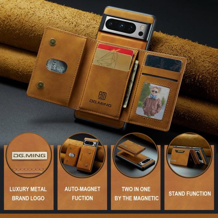 DG.MING - DG.MING M2 Series Google Pixel 8 Pro Fodral Läderbrun