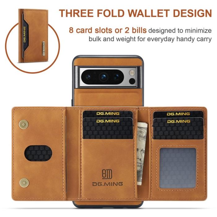 DG.MING - DG.MING M2 Series Google Pixel 8 Pro Fodral Läderbrun