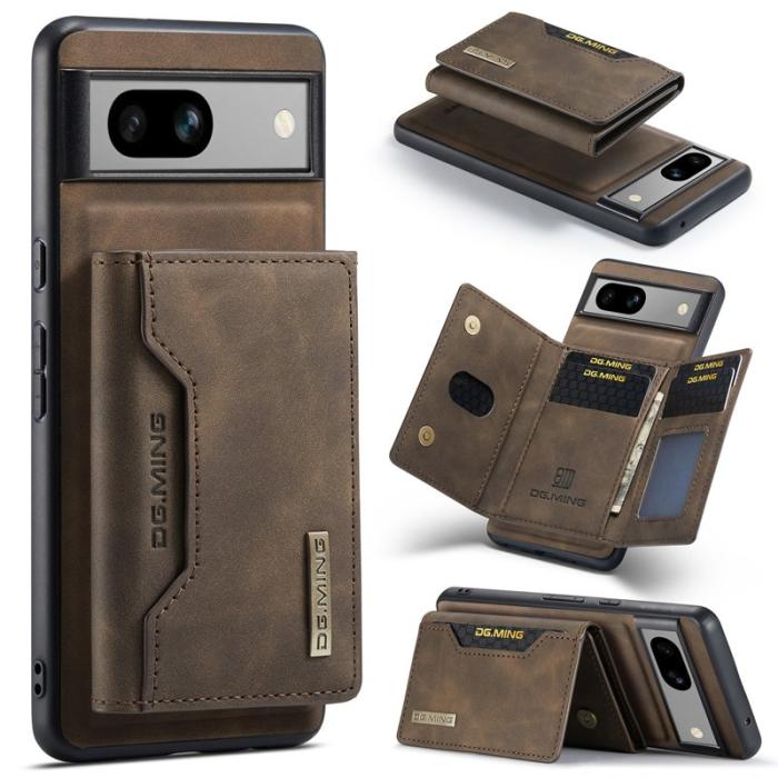 DG.MING - DG.MING M2 Series Google Pixel 8a Skal Detachable Wallet Kaffe