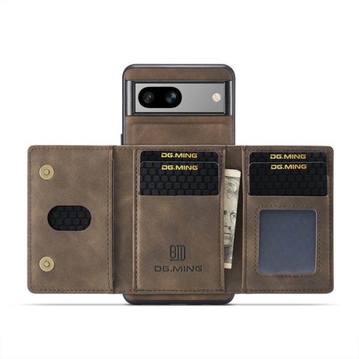 DG.MING - DG.MING M2 Series Google Pixel 8a Skal Detachable Wallet Kaffe
