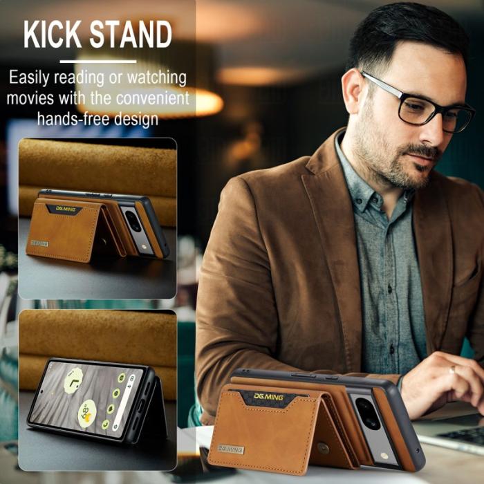 DG.MING - DG.MING M2 Series Google Pixel 8a Skal Läder Brun
