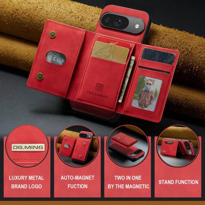 DG.MING - DG.MING M2 Series Google Pixel 9 Pro Skal Röd