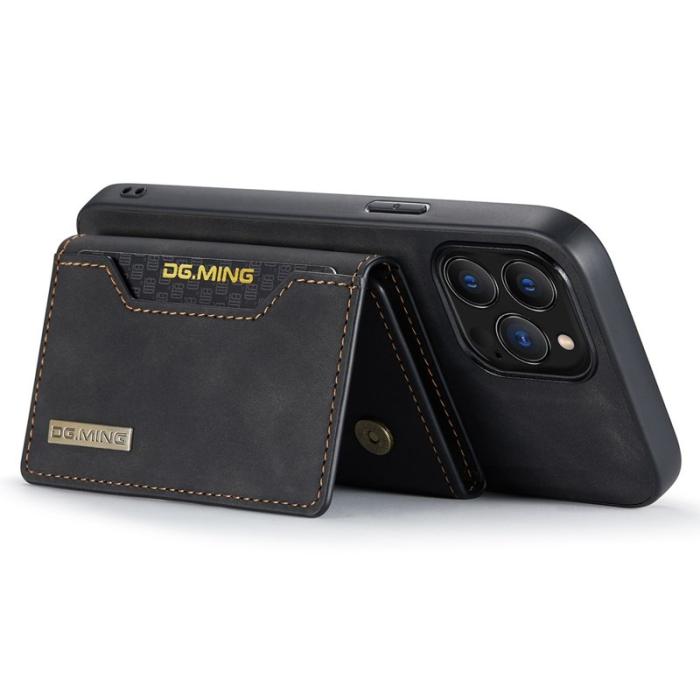DG.MING - DG.MING M2 Series iPhone 14 Pro Fodral Svart med Ställning