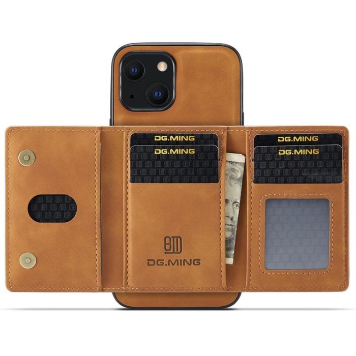 DG.MING - DG.MING M2 Series iPhone 14 Skal Shockproof Brown