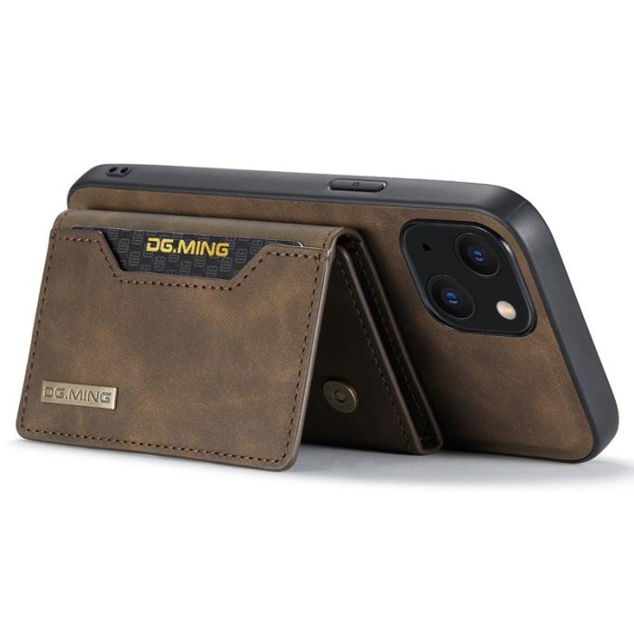 DG.MING - DG.MING M2 Series iPhone 15 Fodral Magnetiskt Kaffe
