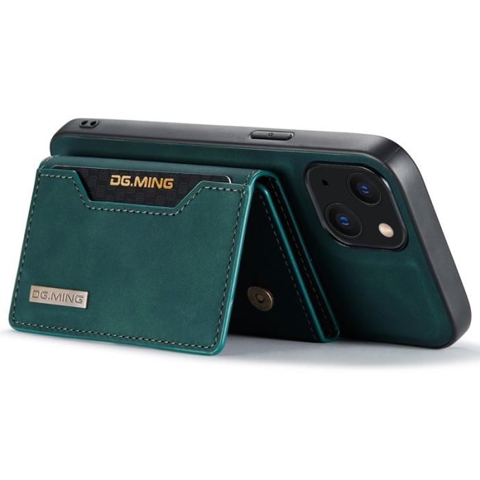 DG.MING - DG.MING M2 Series iPhone 15 Plus Skal med Ställ - Grön
