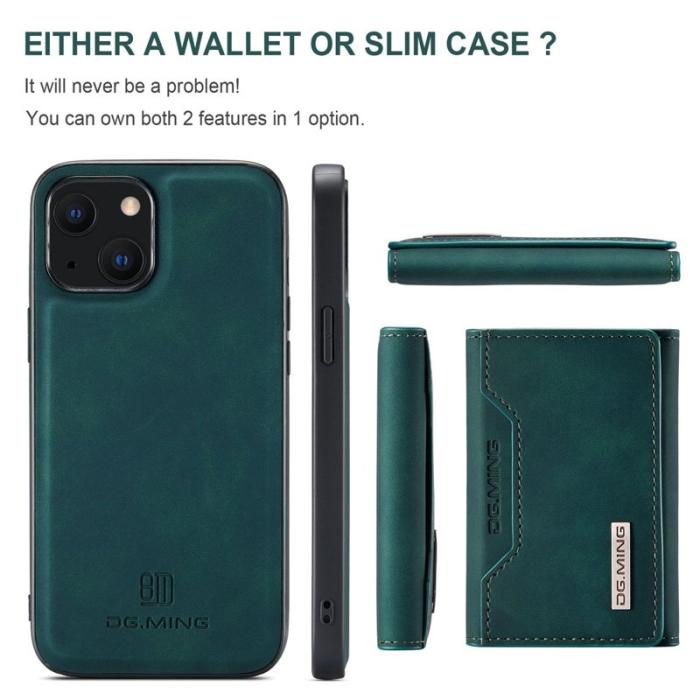 DG.MING - DG.MING M2 Series iPhone 15 Plus Skal med Ställ - Grön
