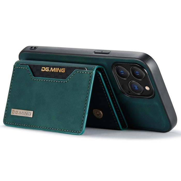 DG.MING - DG.MING M2 Series iPhone 15 Pro Skal med Kickstand - Grön