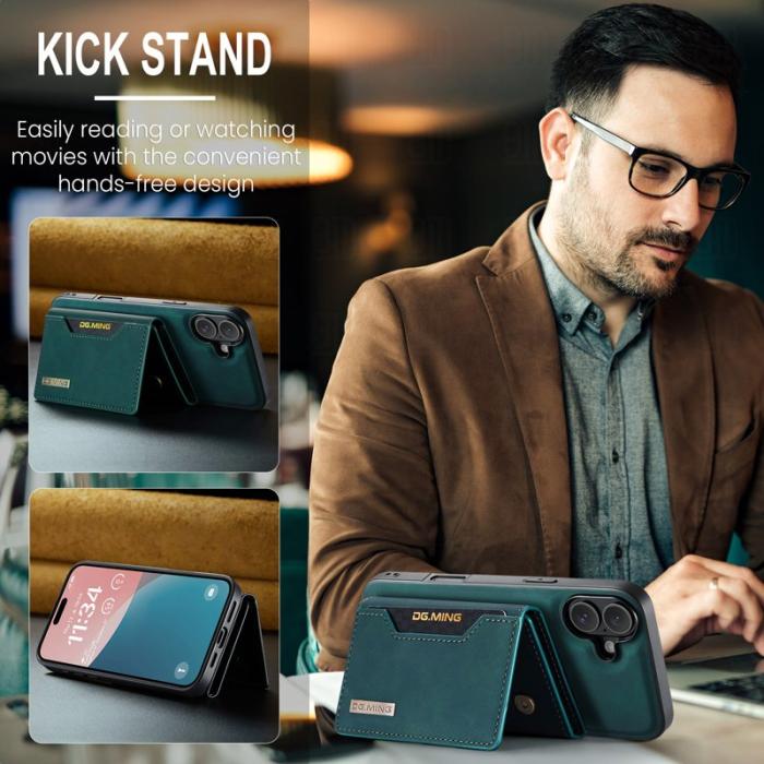 DG.MING - DG.MING M2 Series iPhone 16 Plus Skal Grön