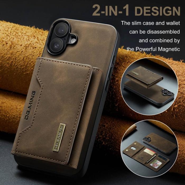 DG.MING - DG.MING M2 Series iPhone 16 Plus Skal - Kaffe