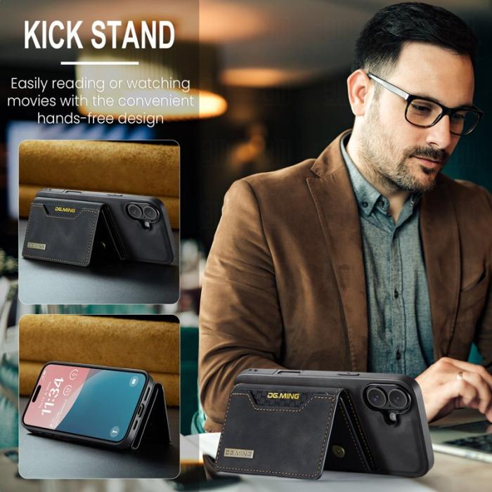 DG.MING - DG.MING M2 Series iPhone 16 Plus Skal Svart