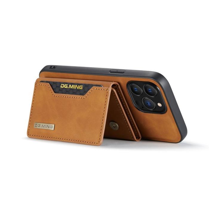DG.MING - DG.MING M2 Series iPhone 16 Pro Fodral Detachable Wallet - Brun