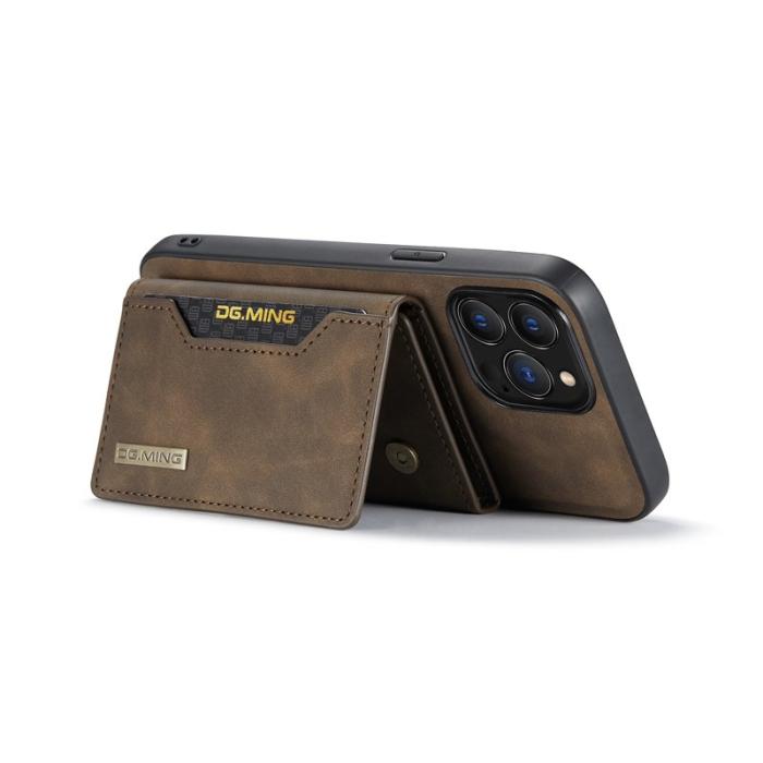 DG.MING - DG.MING M2 Series iPhone 16 Pro Skal Detachable Wallet - Coffee