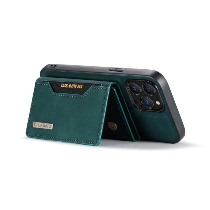 DG.MING - DG.MING M2 Series iPhone 16 Pro Skal PU+PC+TPU - Grön