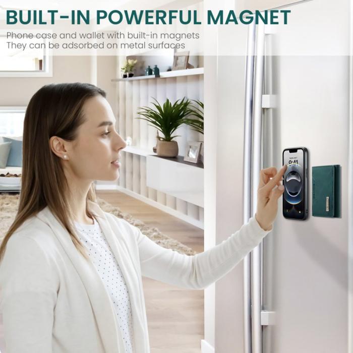 DG.MING - DG.MING M2 Series iPhone 16e Skal PU + PC + TPU - Grön