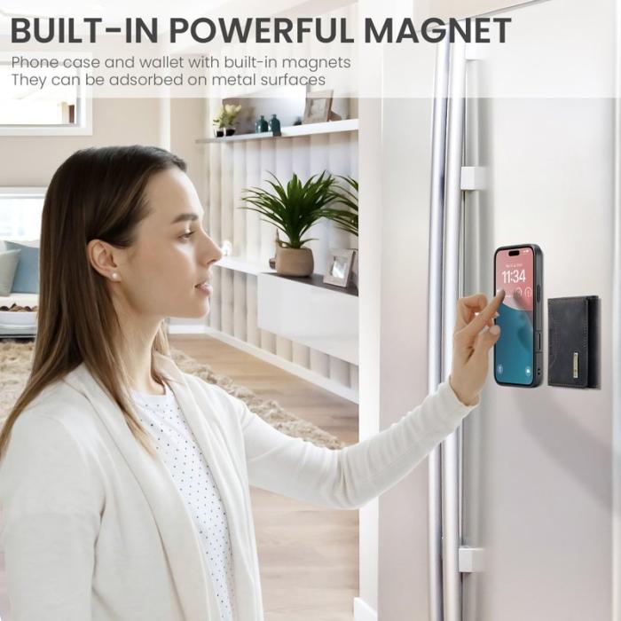 DG.MING - DG.MING M2 Series iPhone 17 Skal PU + PC + TPU - Svart