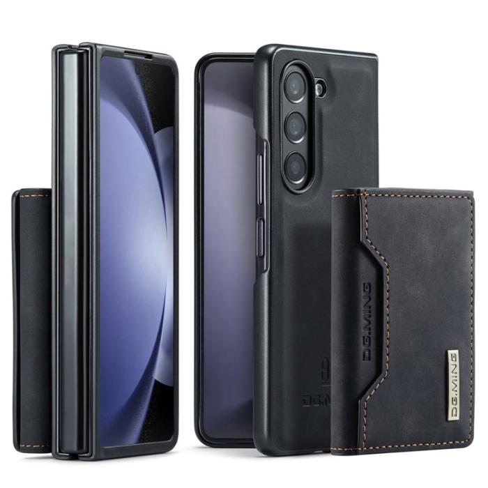 DG.MING - DG.MING M2 Series Kickstand Wallet Case Samsung Galaxy Z Fold5 - Svart